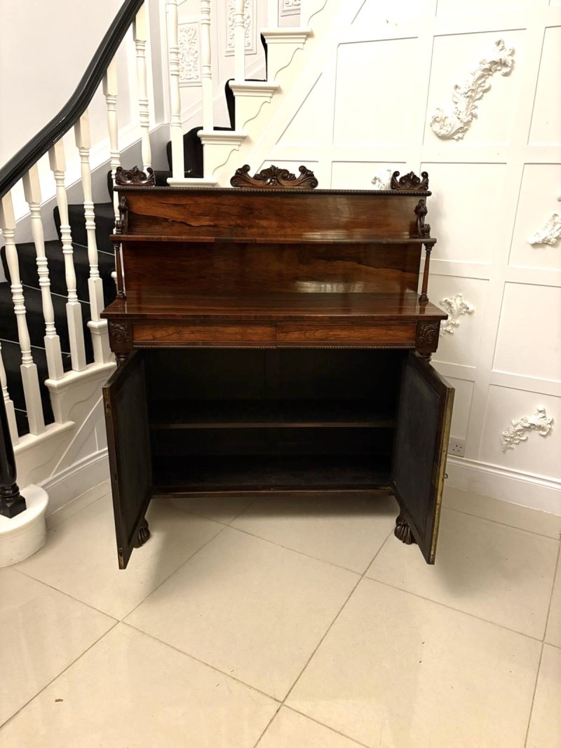 Fine Quality Antique Regency Mahogany Chiffonier / Sideboard